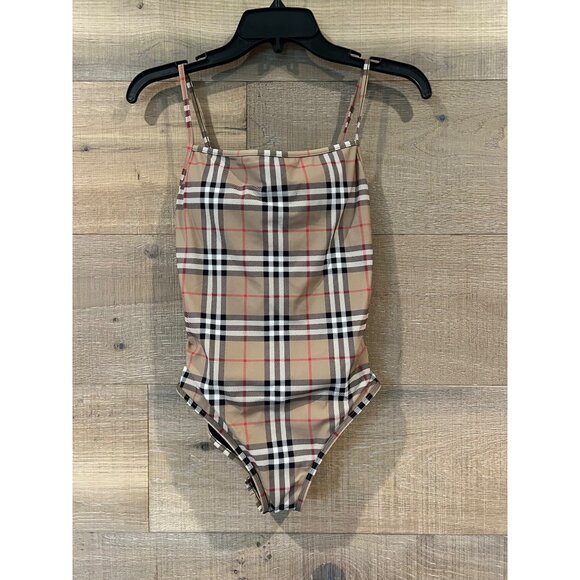 Burberry Vintage Check pattern swimsuit size XS NWOT - Picture 4 of 8